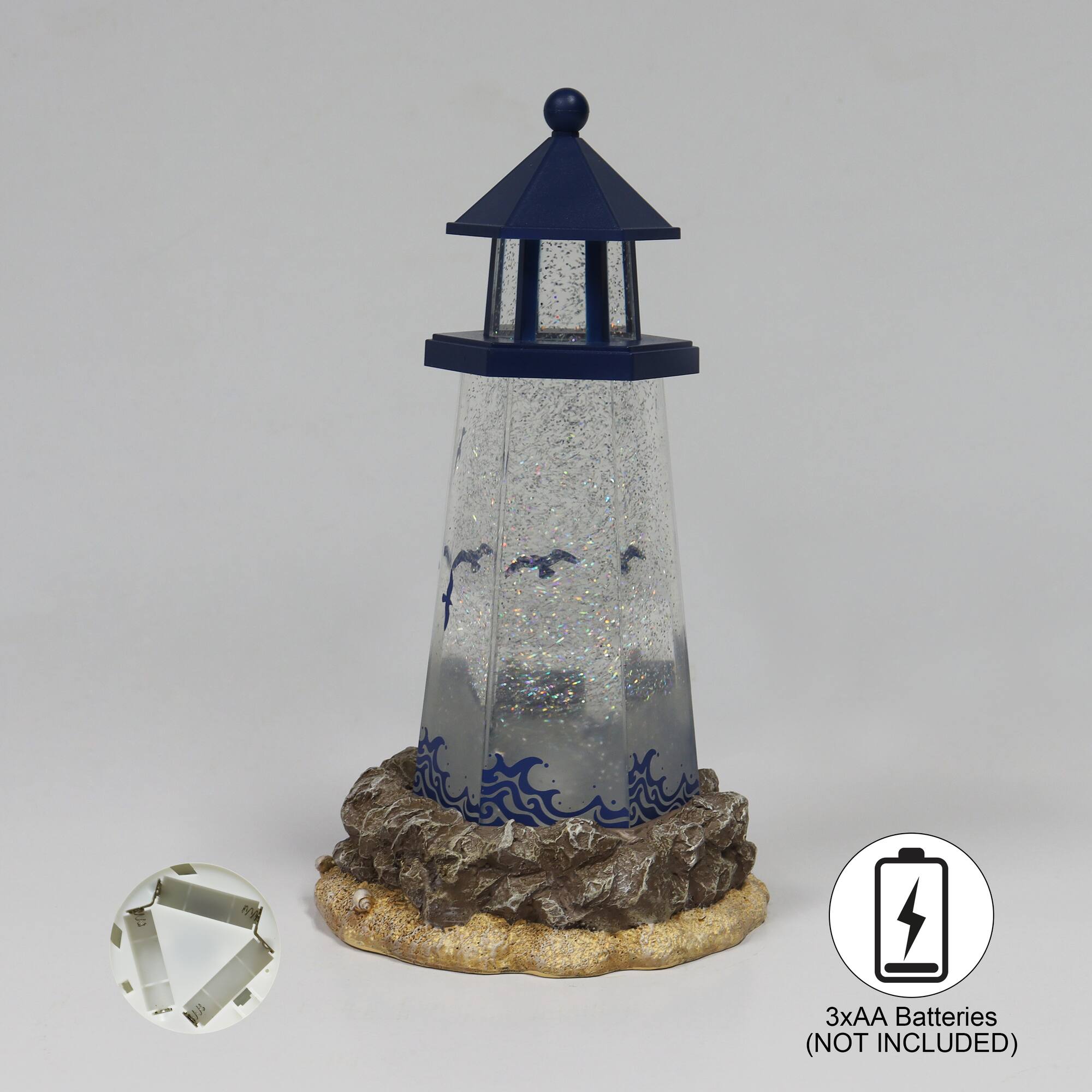 Moments in Time 11.5" Acrylic Lighthouse Décor